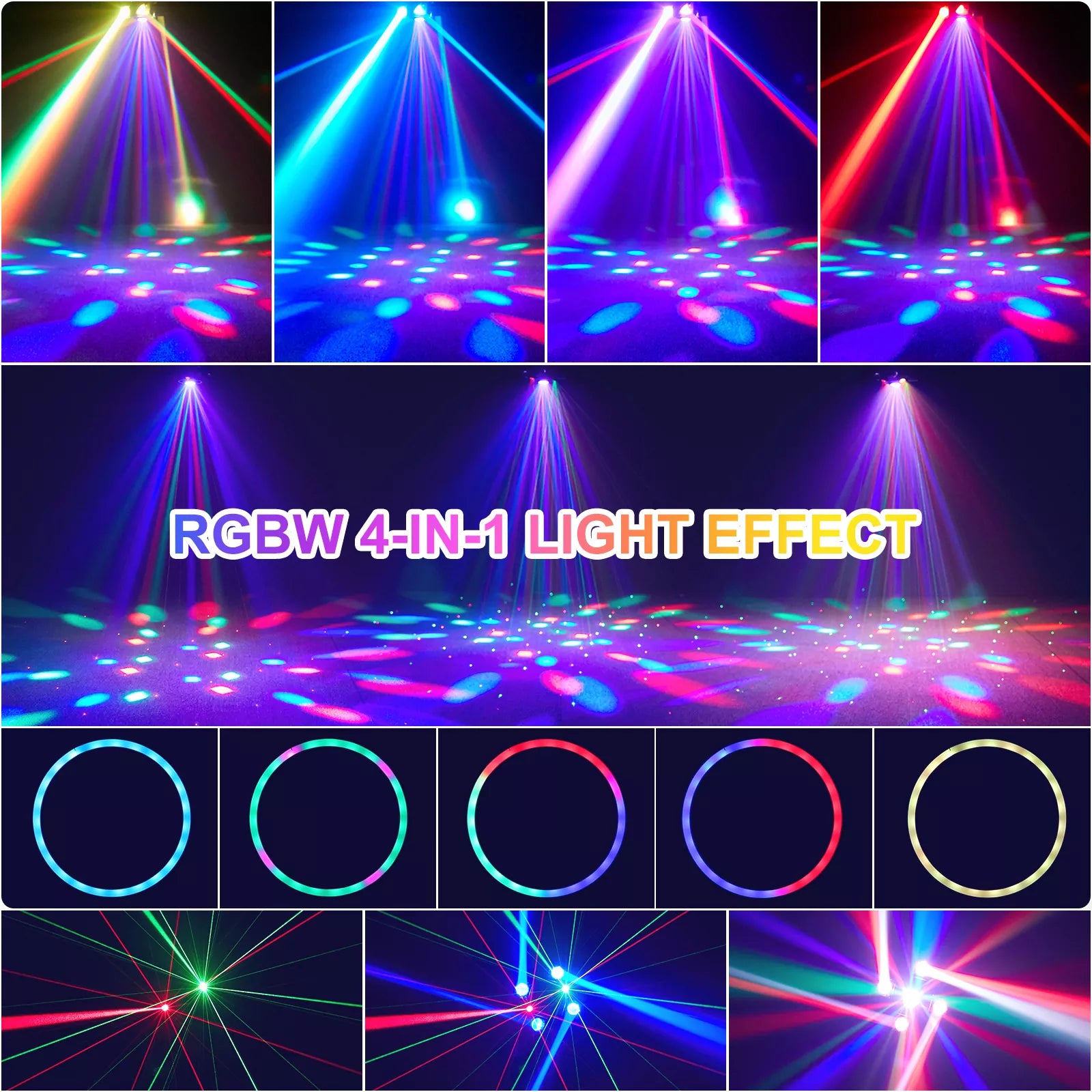 4 in 1 four arm moving head light-E12