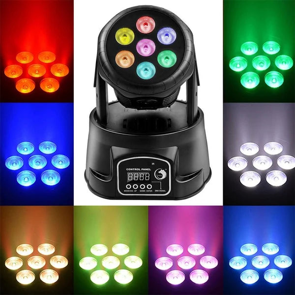KTVLIGHTS 7 LED RGBW Moving Beam DJ Stage Light-E6