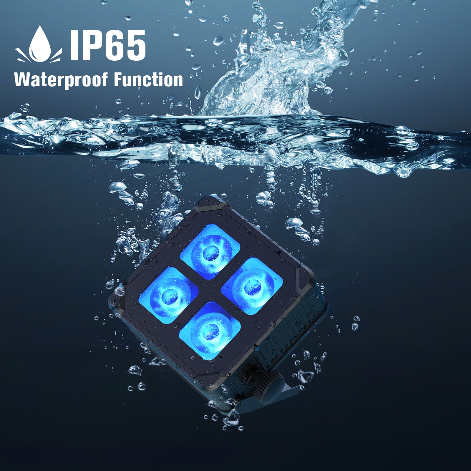 IP65 waterproof battery led 4x15w RGBW par light-P15