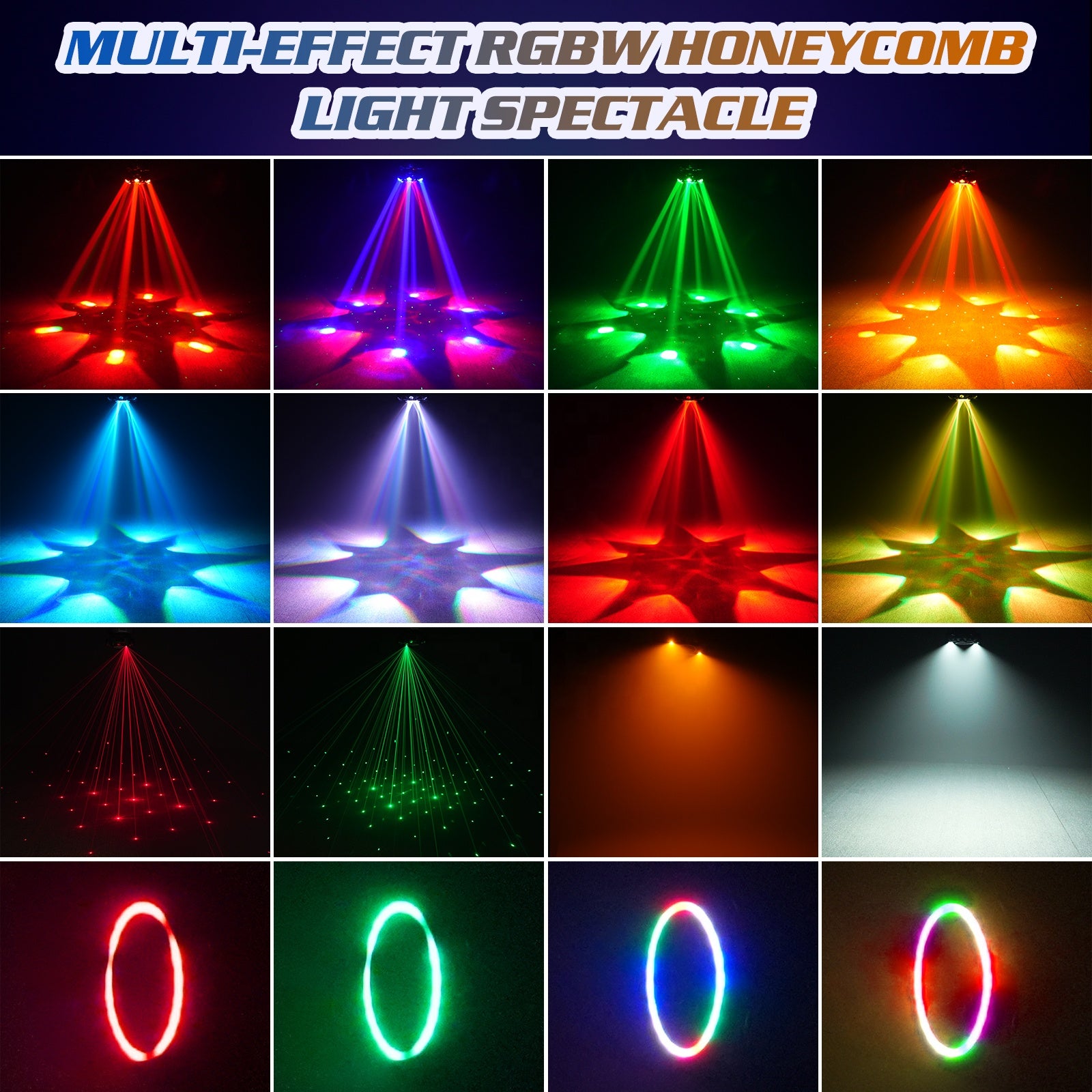 150W six-arm bee eye stage light-E3