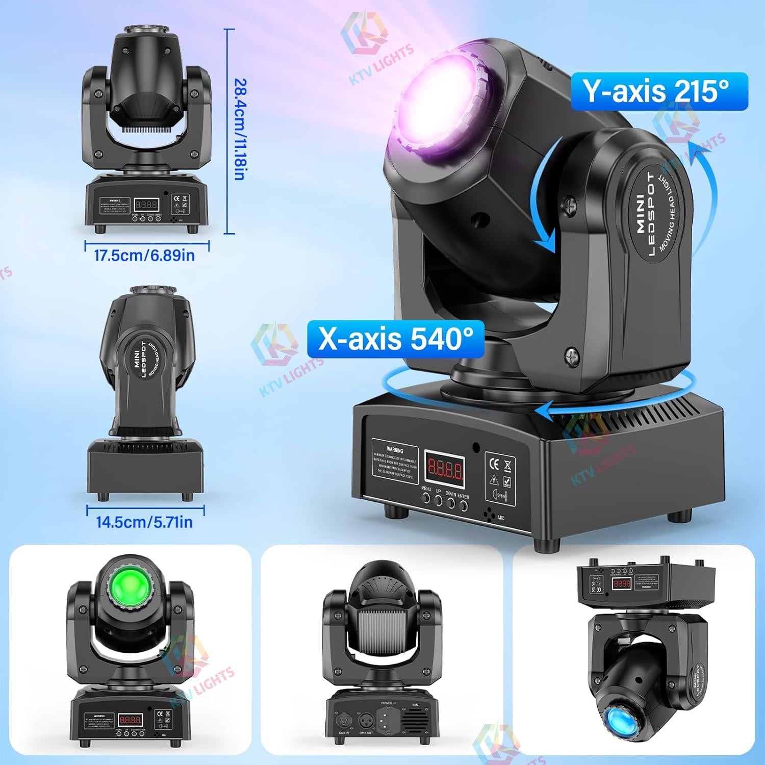 RGBW Beam Moving Head Light-E18