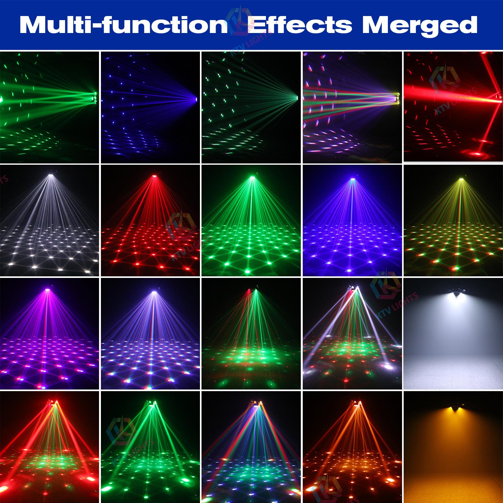 120W six-arm stage light RGBW beam moving head light-E4