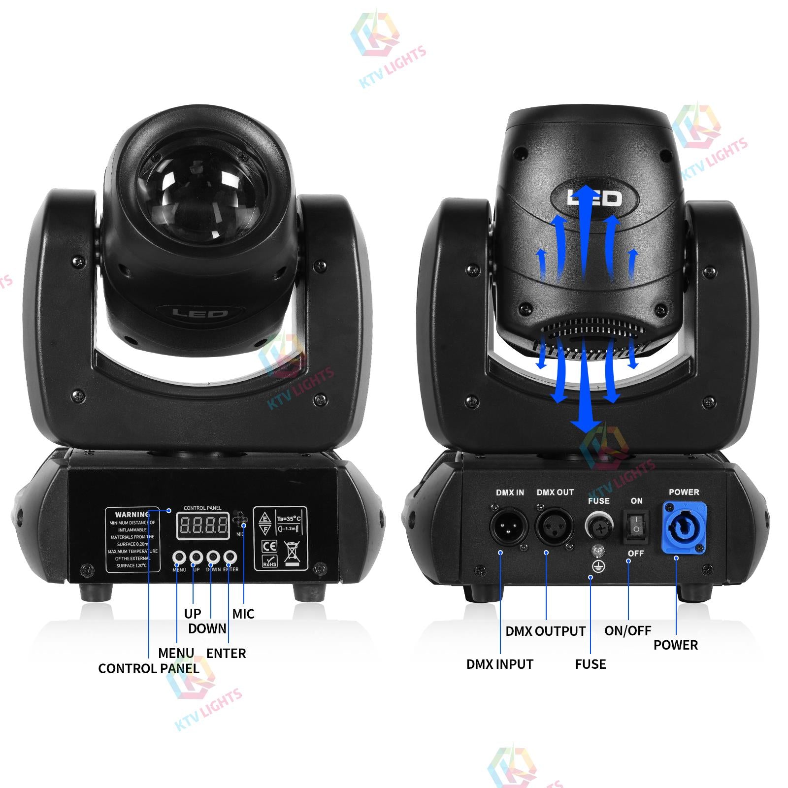 100W beam moving head stage light-E17