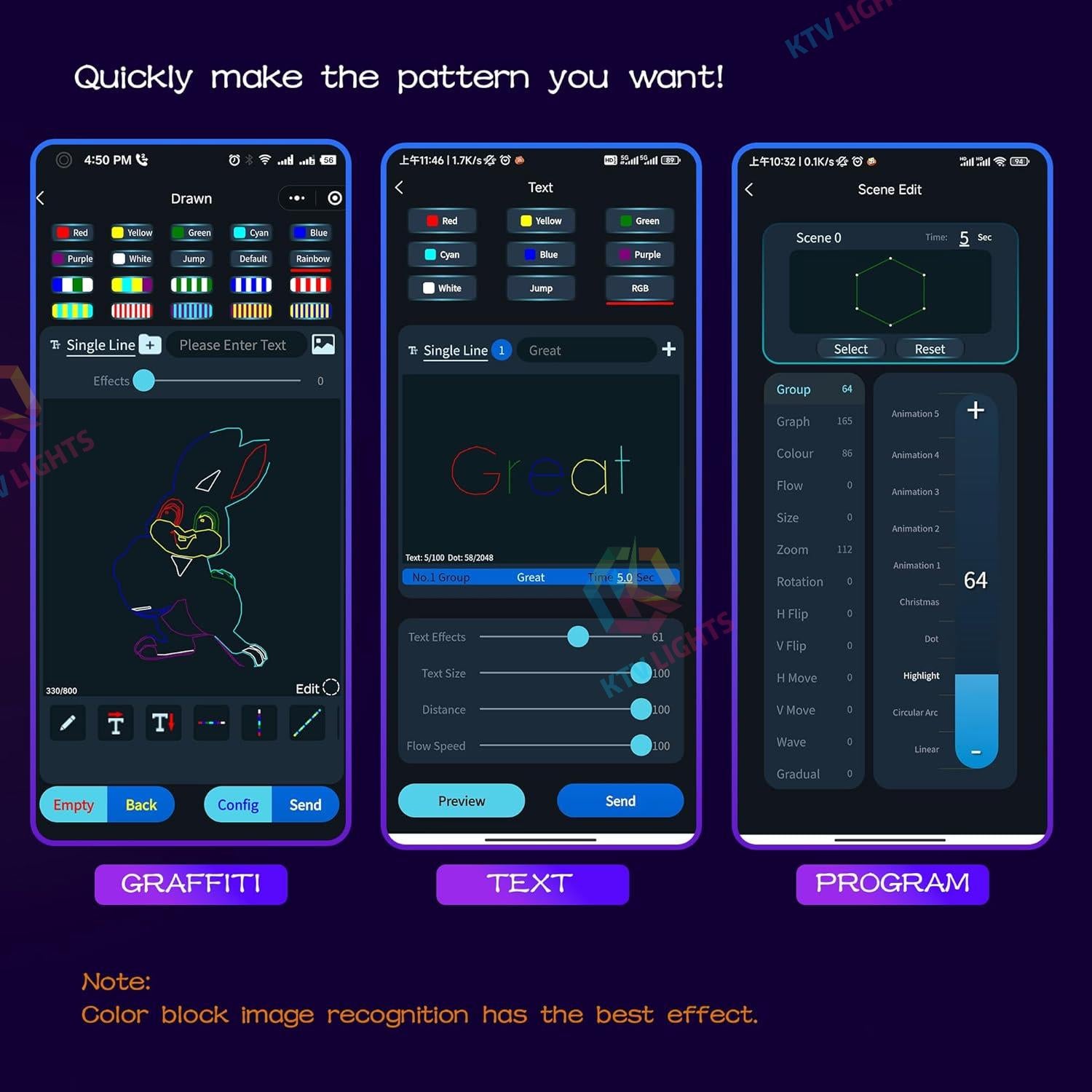 Dual-head APP control of laser stage lights-A37