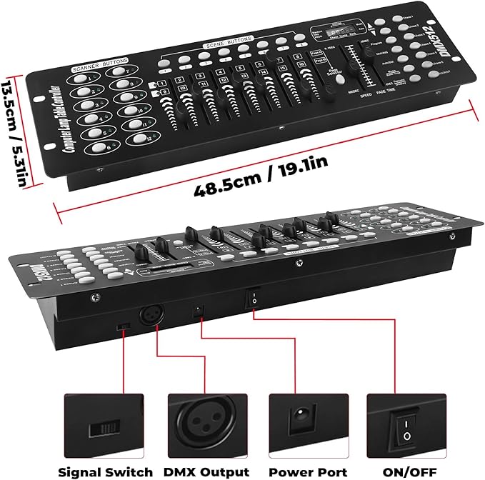 Mini Operator DMX192 Control Channel DMX 512 Stage Lighting Controller