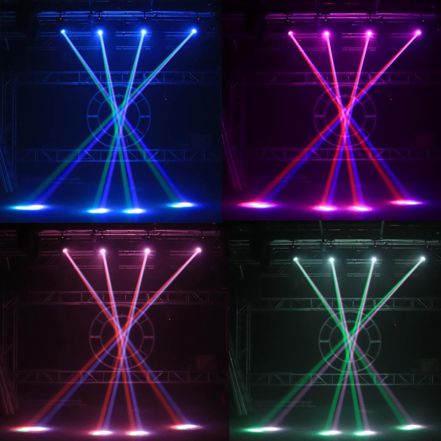 Mini RGBW 4-in-1 LED Beam Moving Head Light-E20