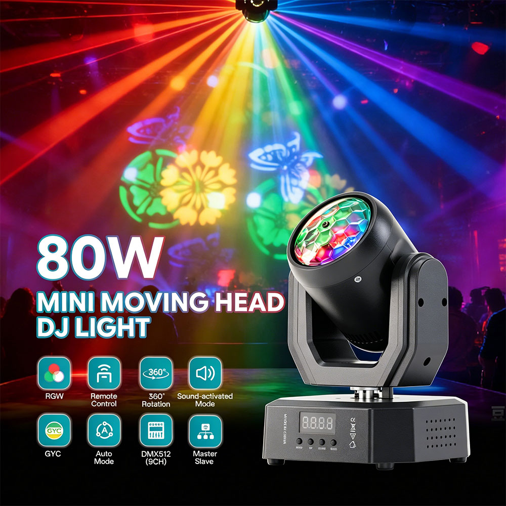 RGBW Mini Magic Ball Moving Head Light-E77