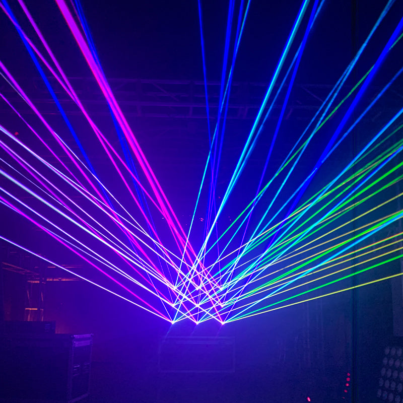 18W Six-Eye Full-Color Scanning Laser Light - B37