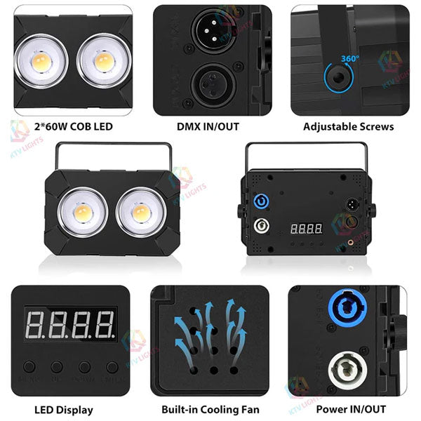 120W LED COB Spotlight-P43