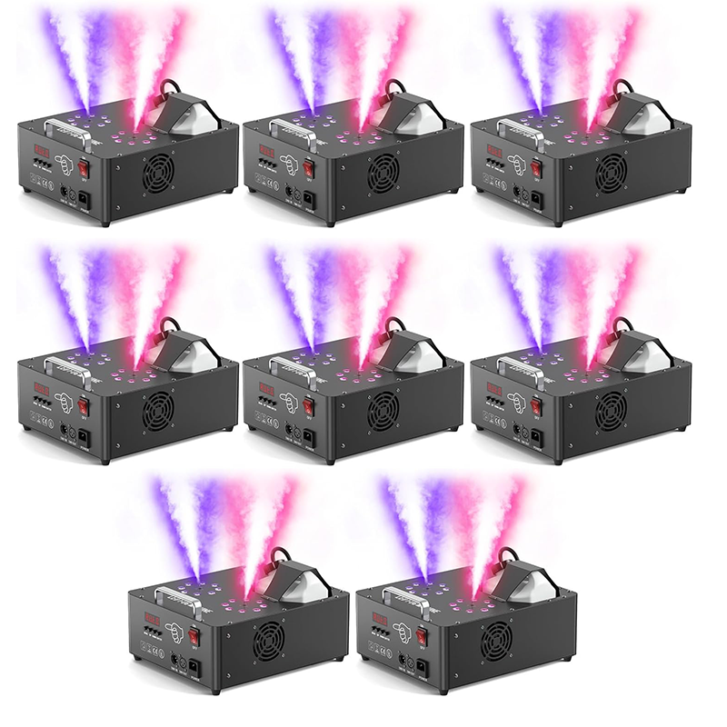 2000W Dual-Tube Adjustable LED RGB Smoke Machine-Y11