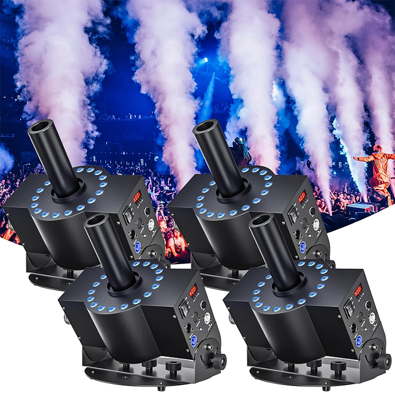 300W 18PCS 12v Three-color RGB Smoke Machine-Y10