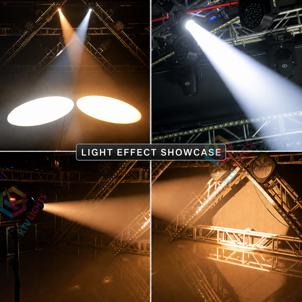 KTVLIGHTS Mini LED Zoom Profile Spotlight for Stage & Wedding-J7
