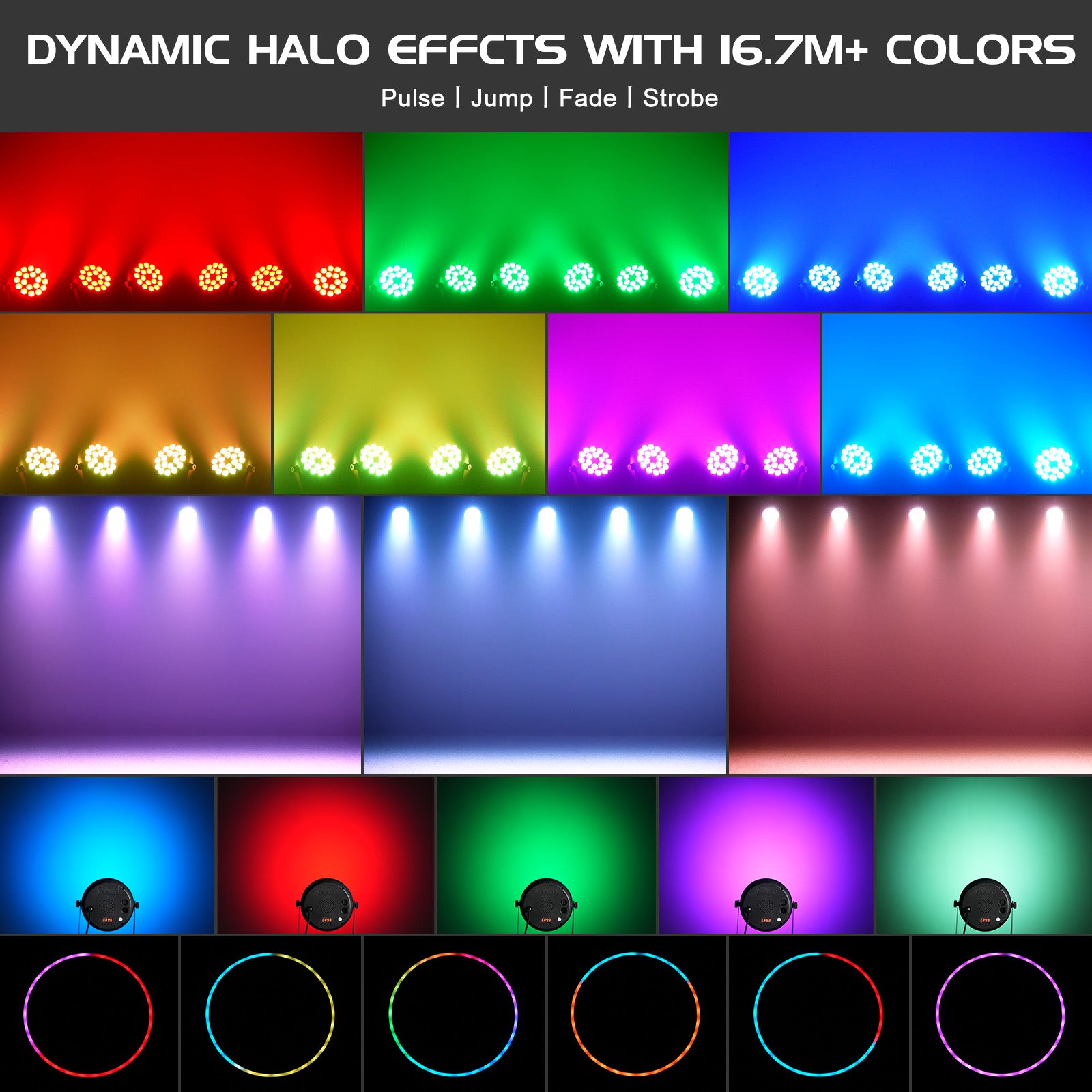 RGBW 18x4W 4in1 LED wash par light-P20