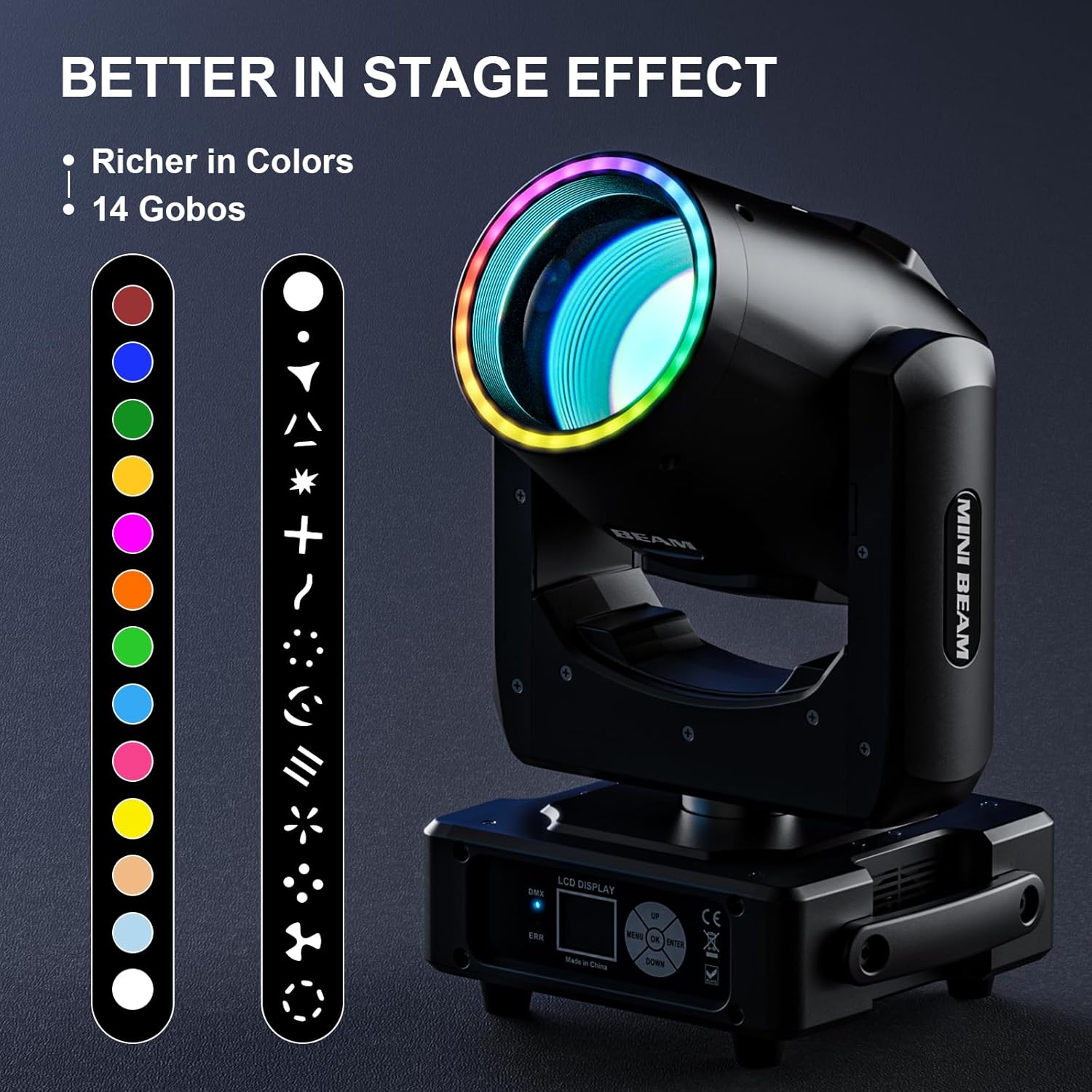 230W 7R beam 48 facet prism moving head light-E21