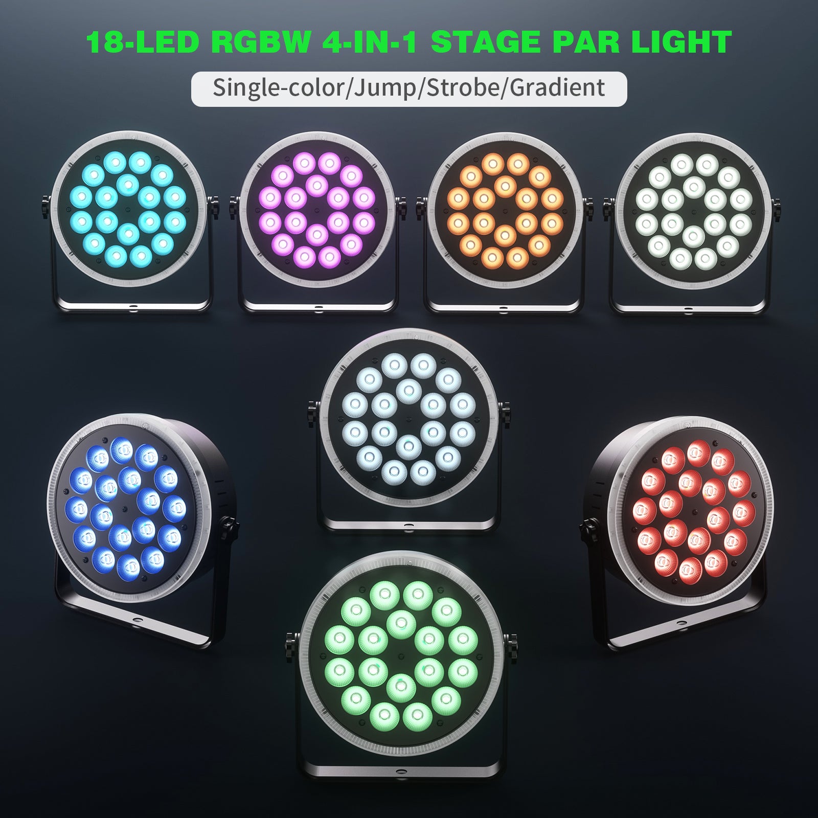 8X6W RGBW 4IN1 LED Par Light-P45