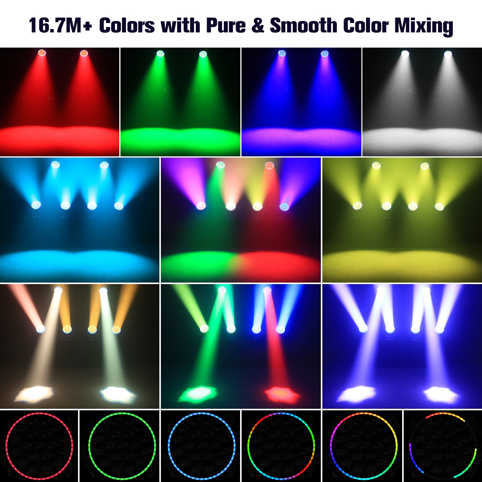 19x15W LED Wash Bee Eye Moving Head Light-E51