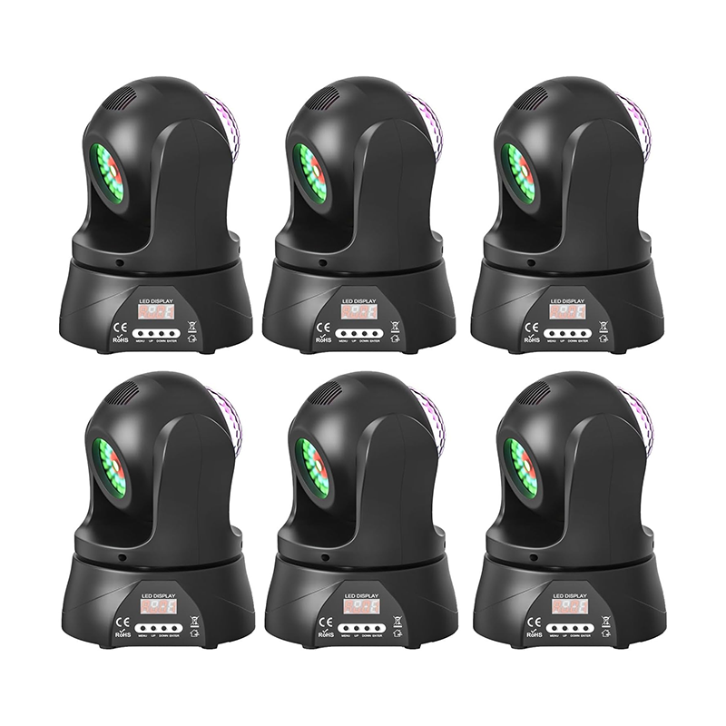 30W Double Sided Disco Ball Party Moving Head Light-E34