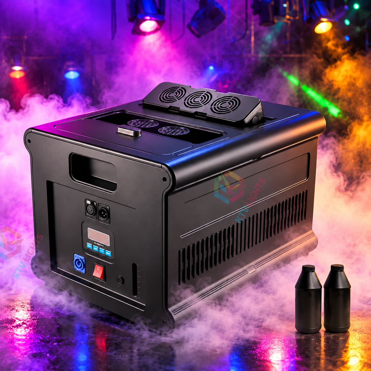 KTVLIGHTS 600W/900W Single/Dual-Nozzle Stage Fog Machine-Y19