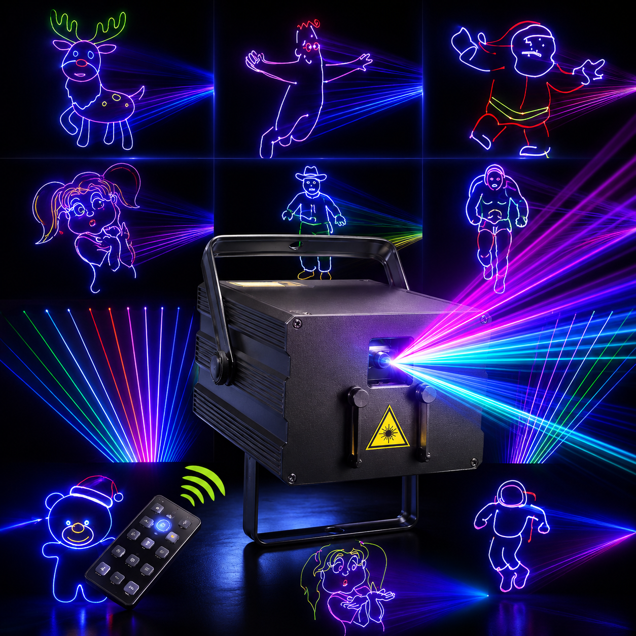 iOS/Android APP IP65 Animation Laser Light-A3