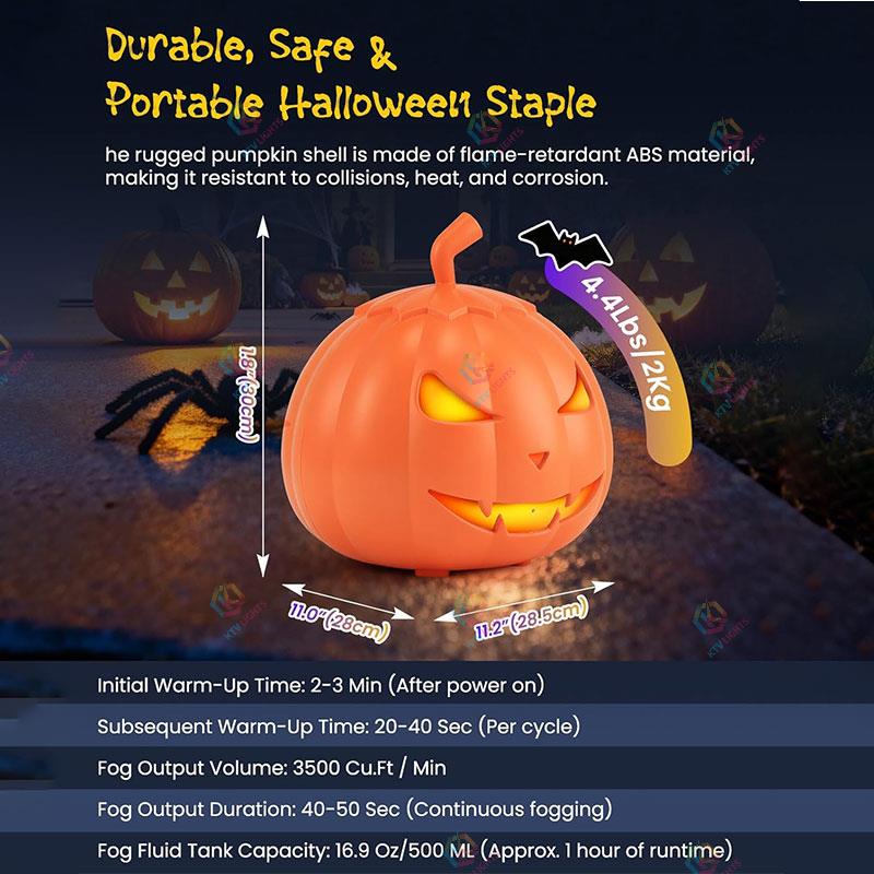800W Pumpkin Shape Halloween Party Smoke Machine-Y9