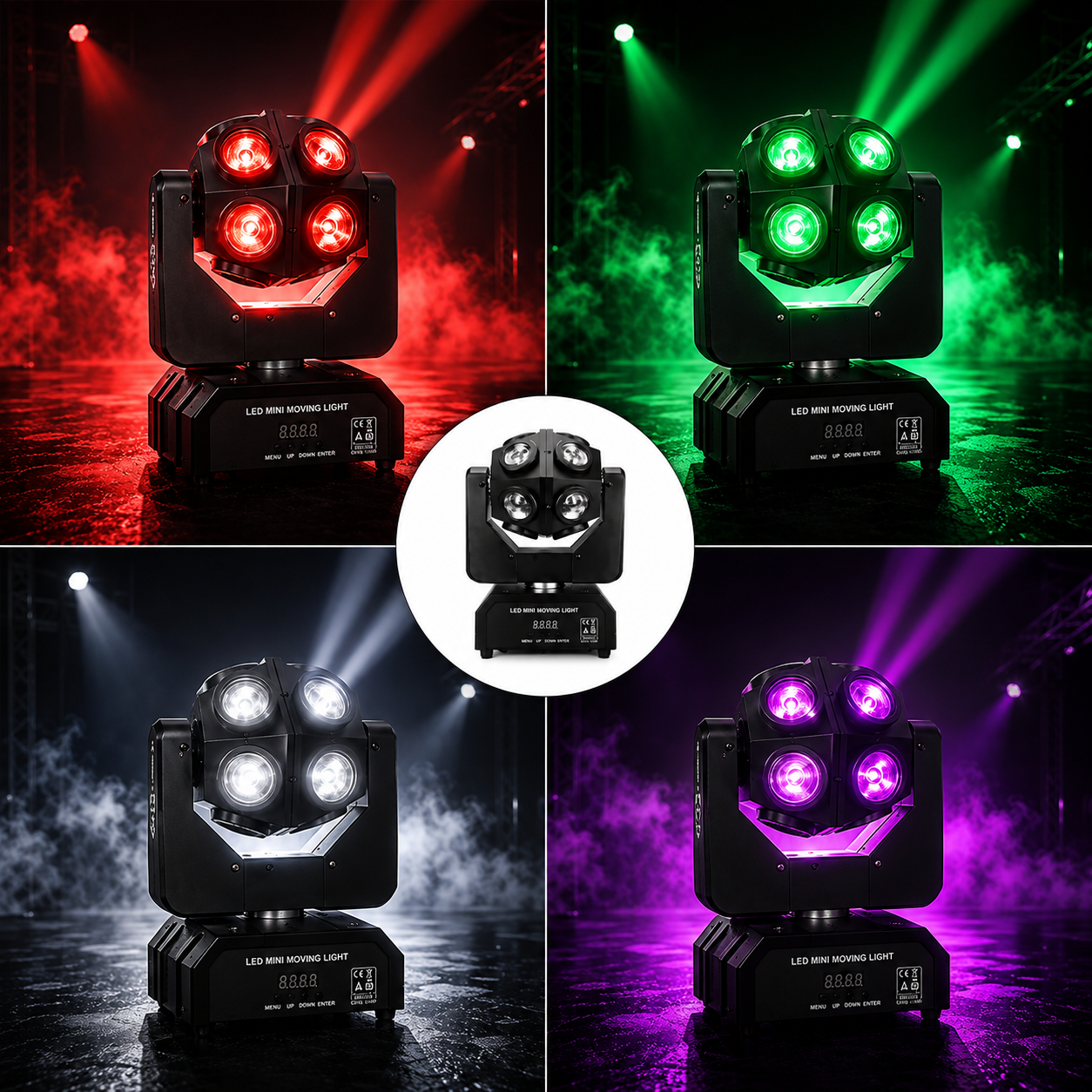 12x10W RGBW LED Moving Head DJ Light for Party Stage Club- E82
