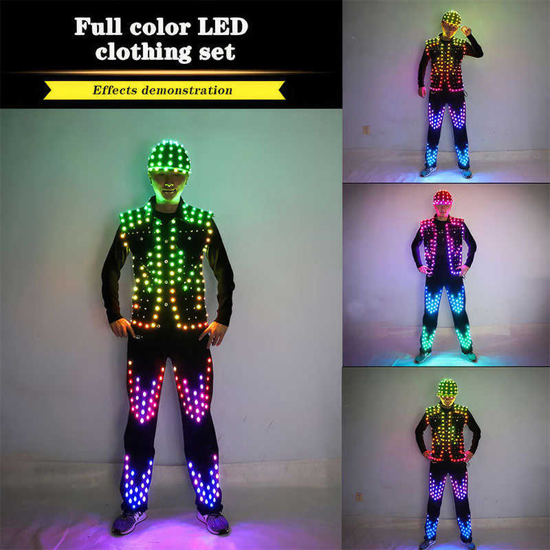 Full color LED clothing set
