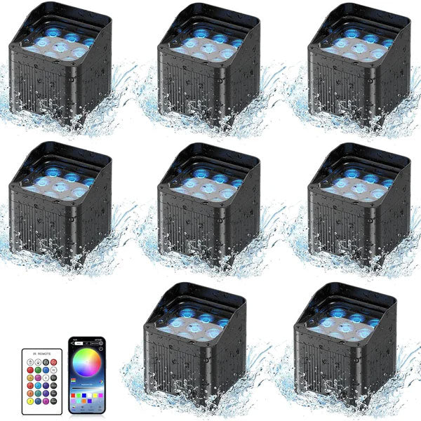 9X18W RGBW+UV APP waterproof par light-P6