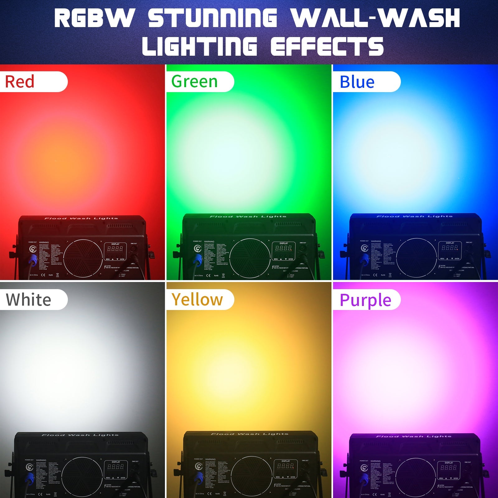 Full color 21X15W RGBW 4-in-1 matrix floodlight-X2