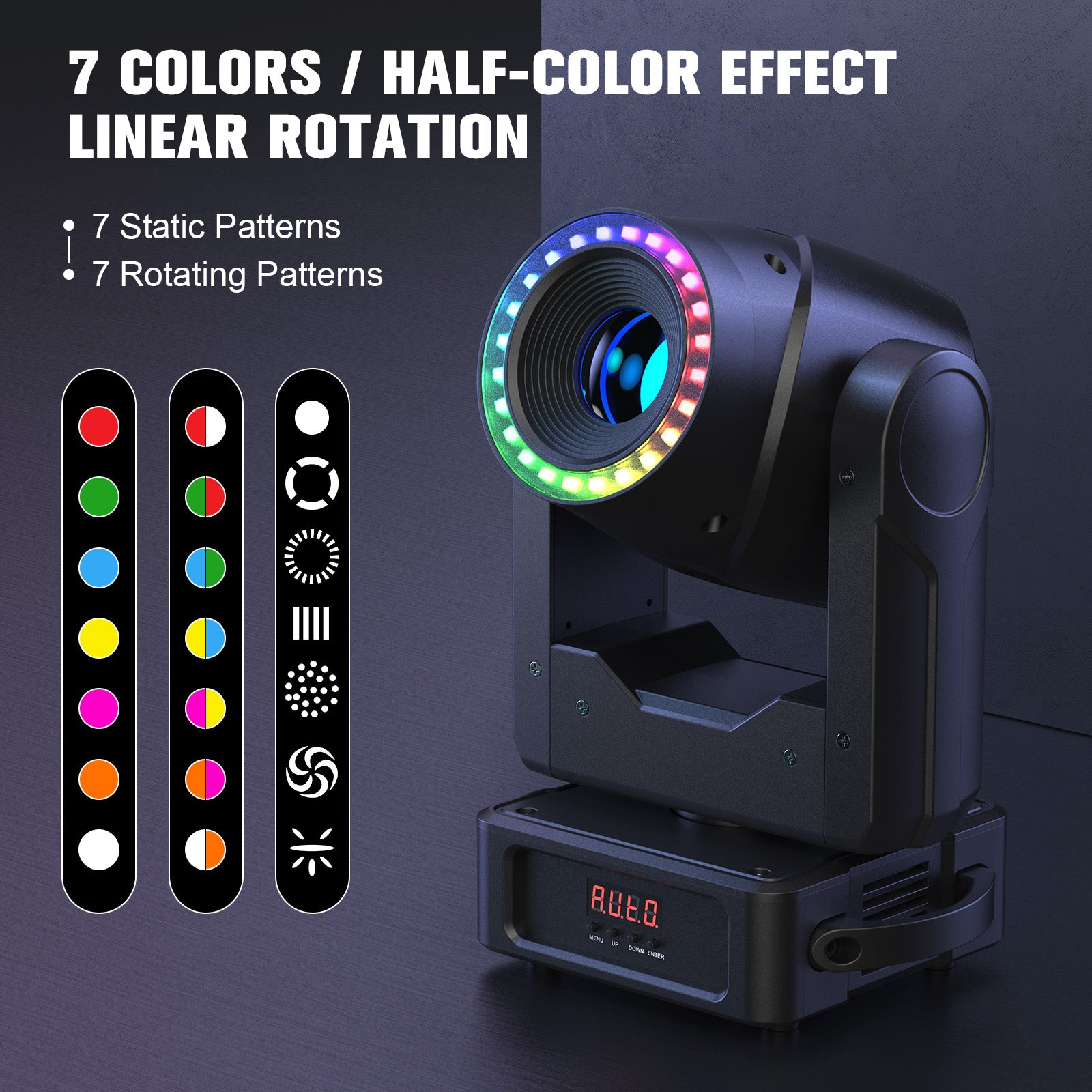 120W LED RGBW 4-in-1 moving head light-E52