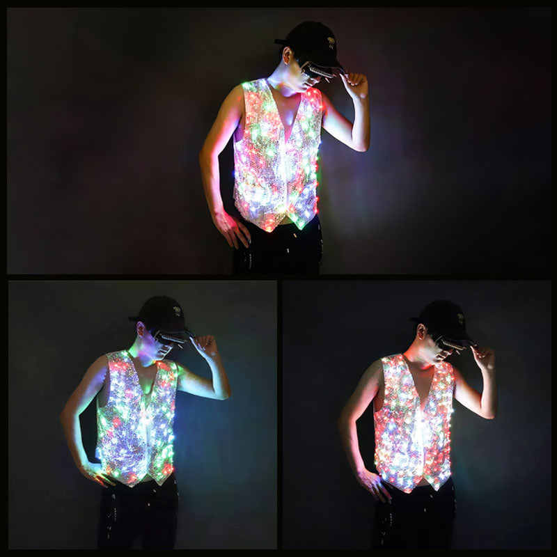 Colorful LED luminous vest-M5