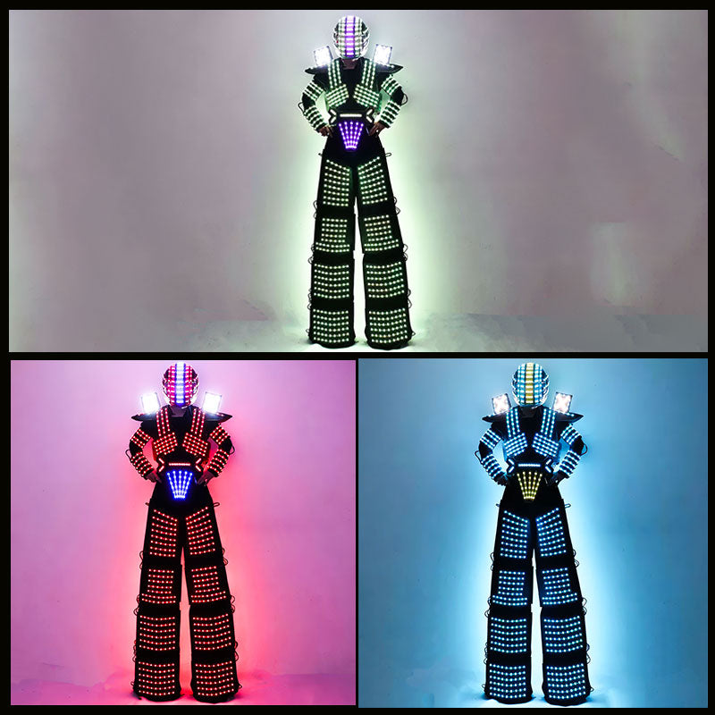 RGB LED Robot Costume-M45