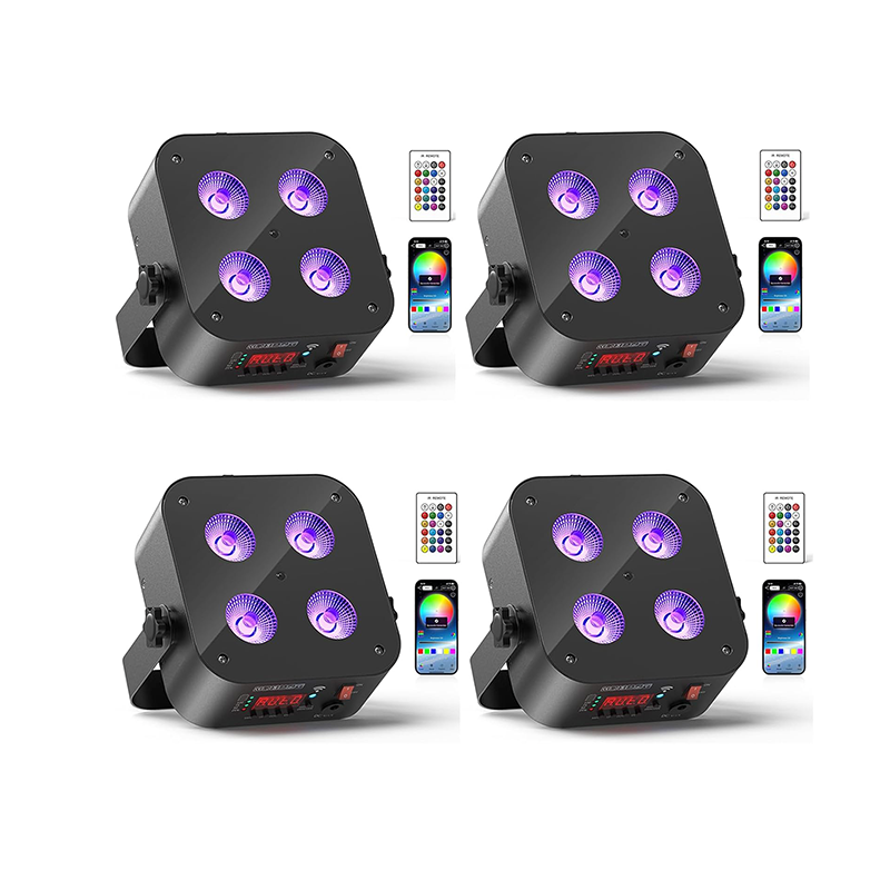 72W RGBWA UV APP Rechargeable PAR Lamp - P13