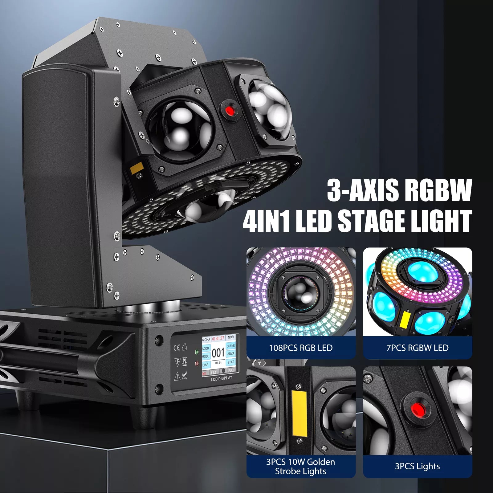 Guangmang flying fire meteor moving head light-E15