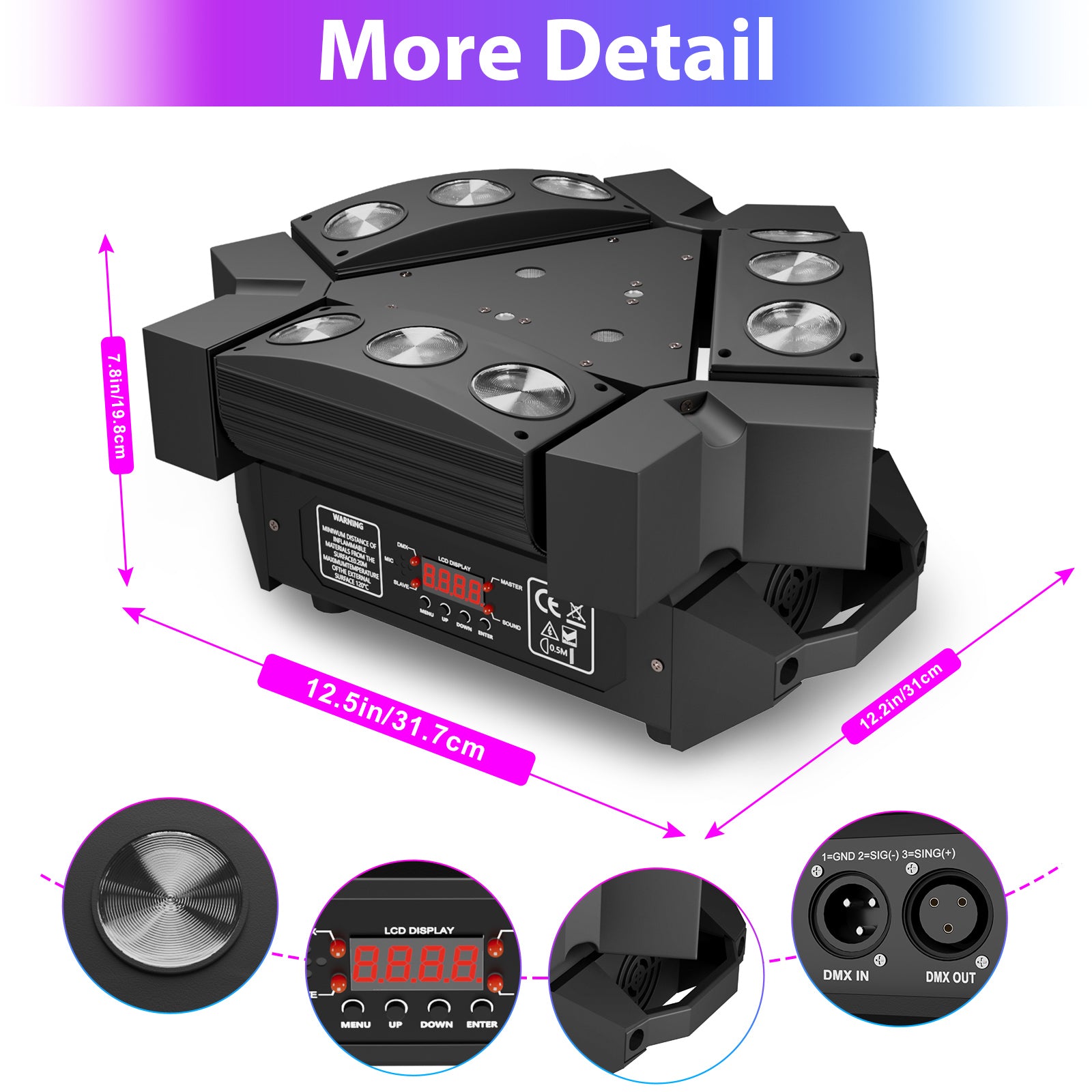 4 in 1 laser moving head light-E26