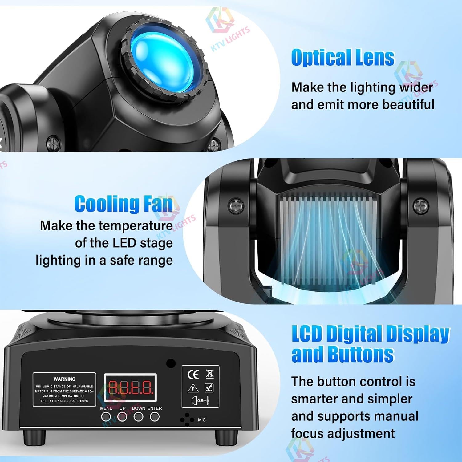 RGBW Beam Moving Head Light-E18