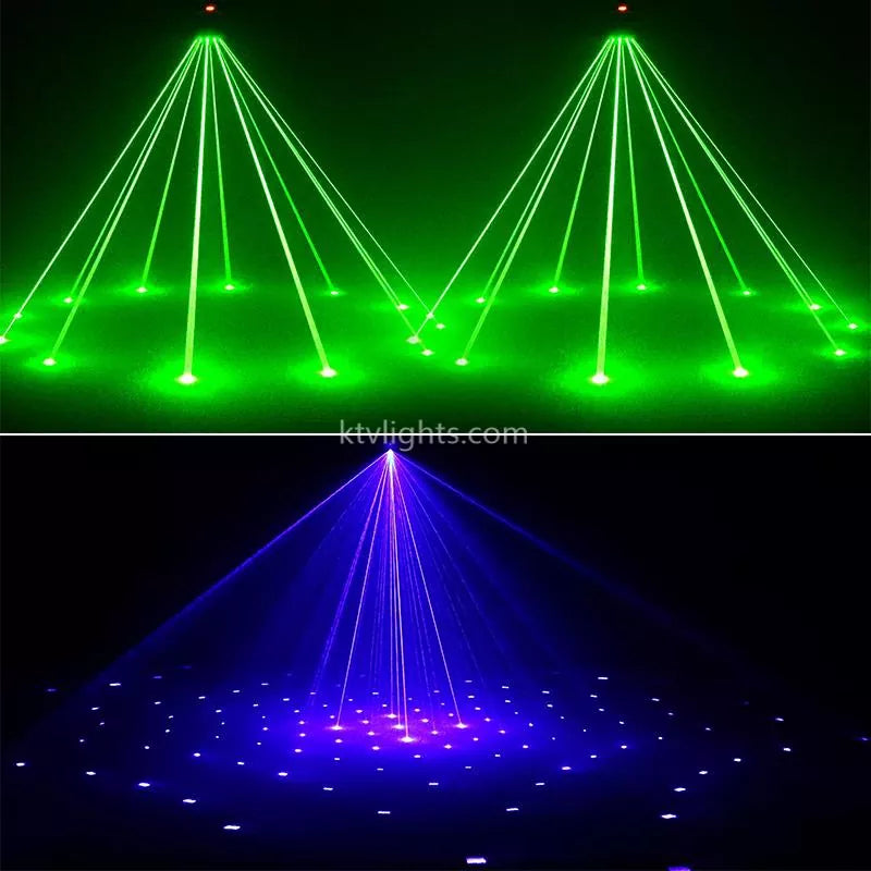 New 3 in 1 full color scanning laser light-B42