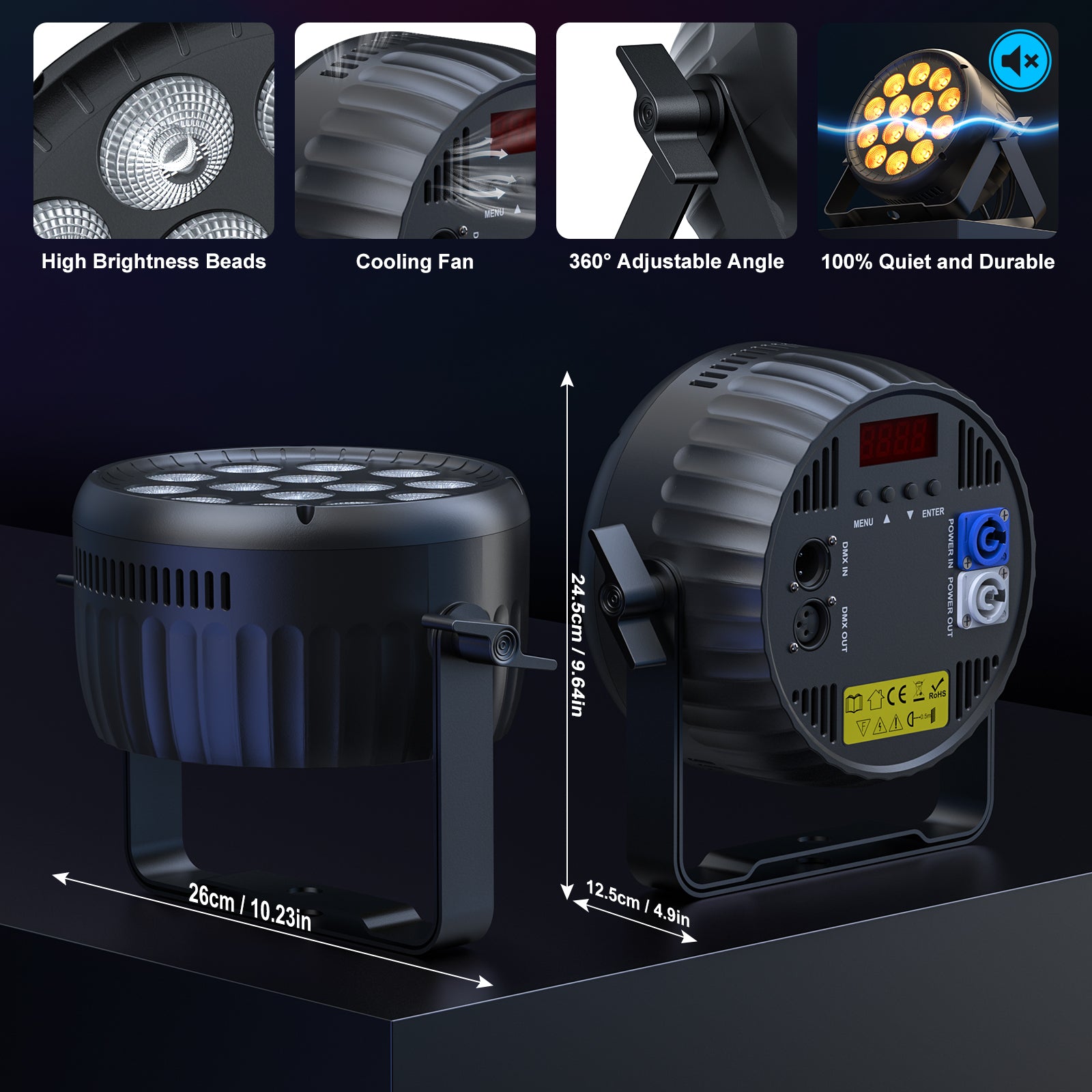 210w RGBW 4-in-1 LED Par Light-P26