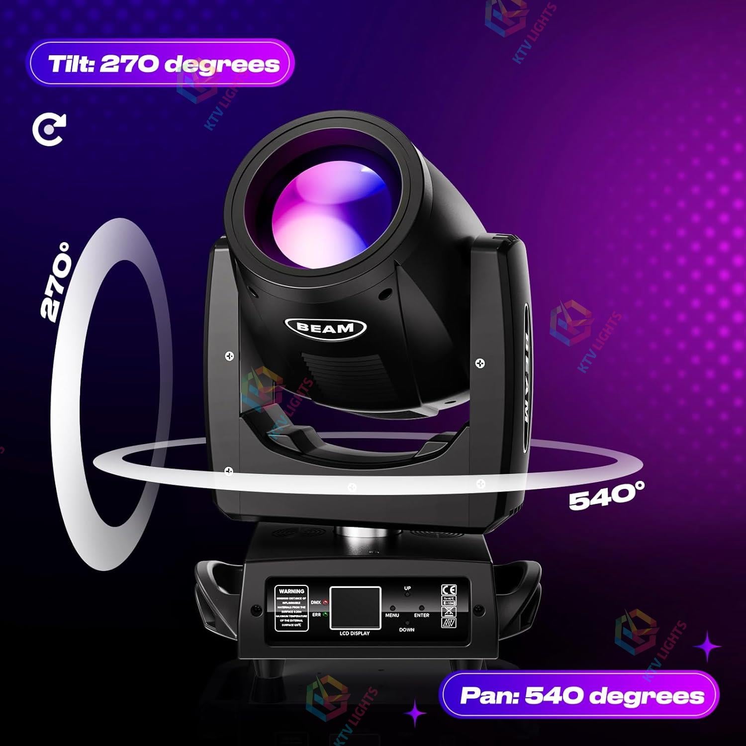 230W 7R beam 24 facet prism moving head light-E21