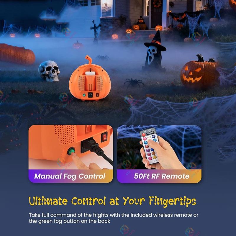 800W Pumpkin Shape Halloween Party Smoke Machine-Y9