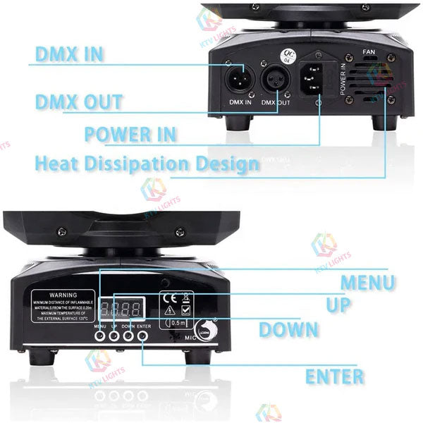 RGBW Beam Moving Head Light-E18