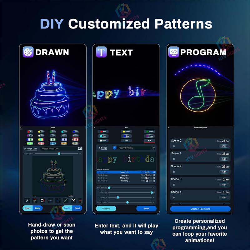 iOS/Android APP IP65 Animation Laser Light-A3
