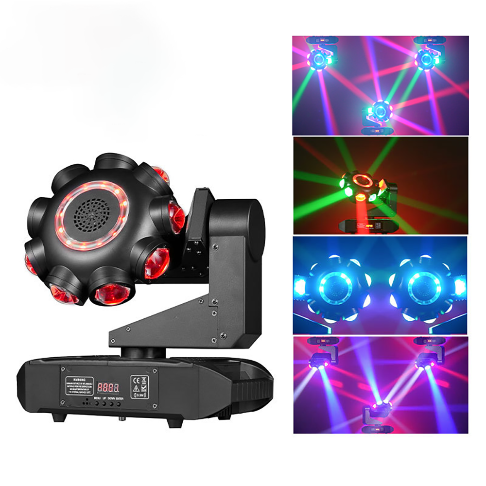 120W New 9-Arm Beam Moving Head Light - E22