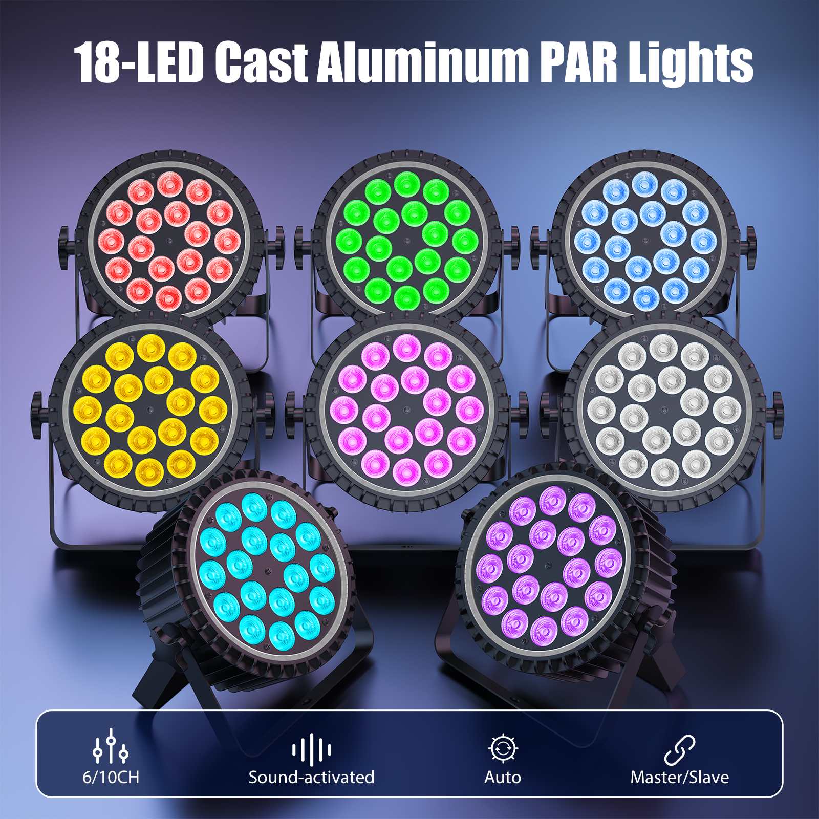 18X8W RGBW 4in1 Par Light-P8