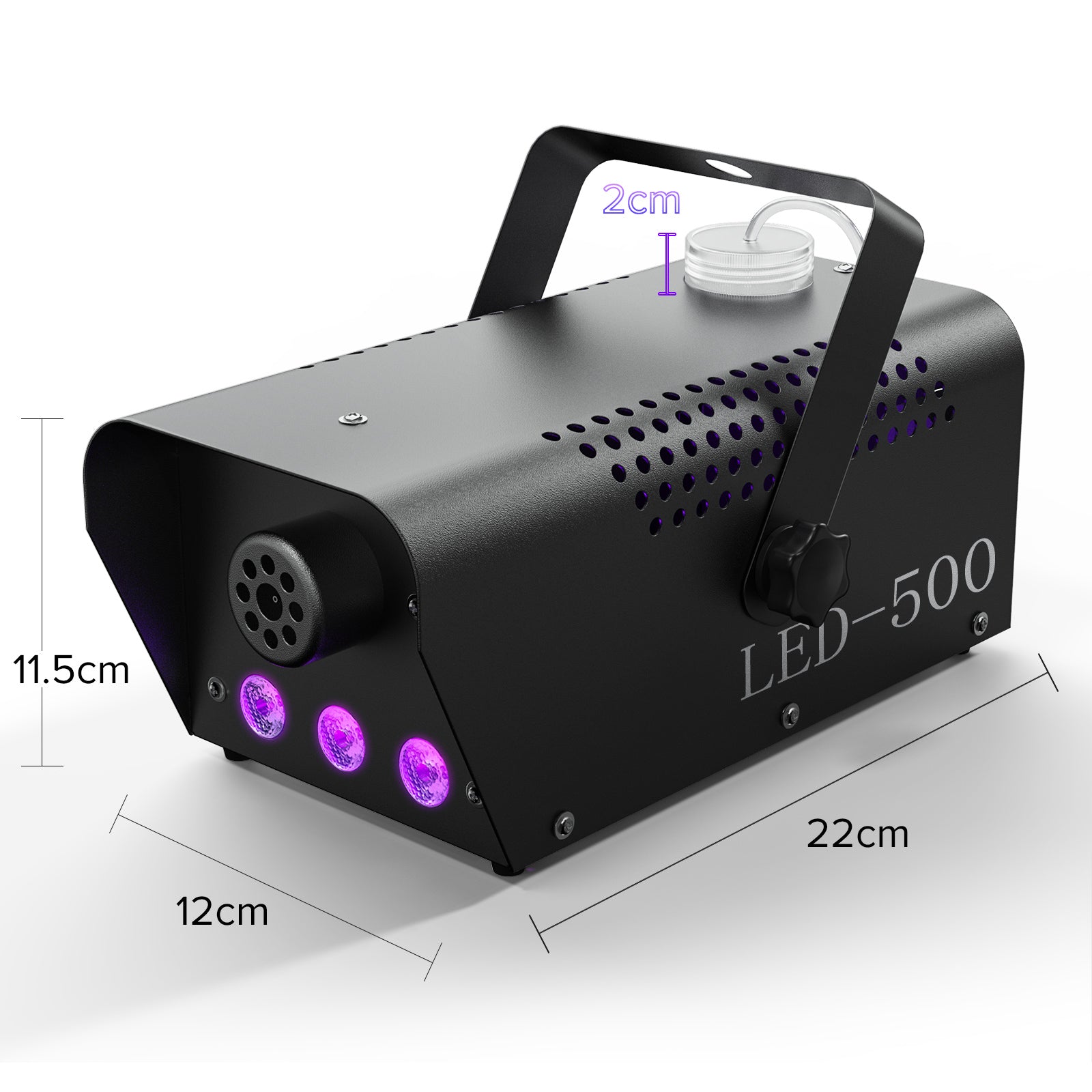 500W RGB Remote Control Smoke Machine-Y6