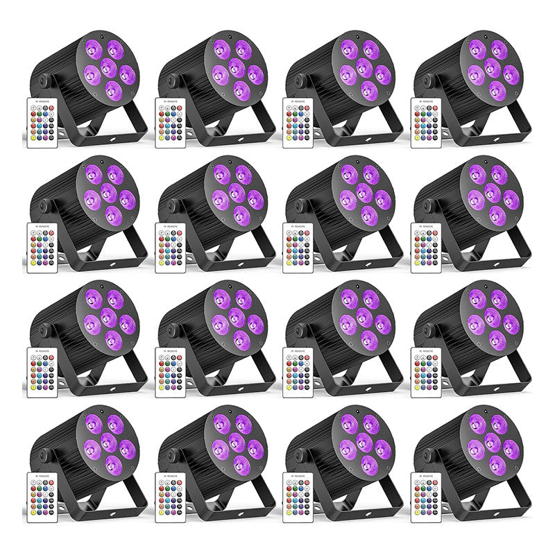 60W LED RGBWA+UV Rechargeable Stage Light-P61