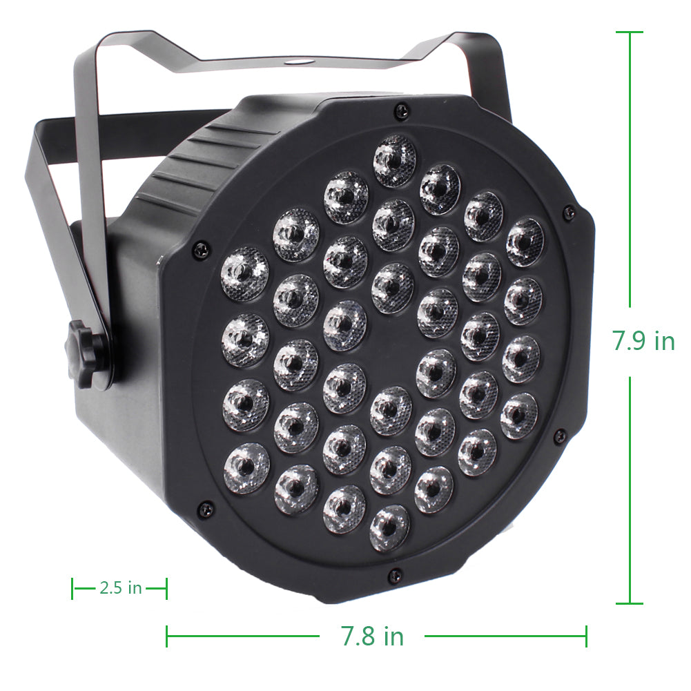 72W RGB Rechargeable Par Light-P10