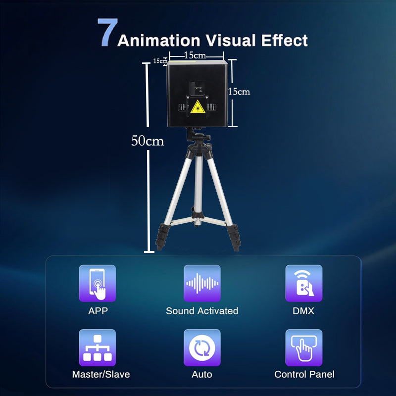 Rechargeable Bluetooth APP Laser Light-A9