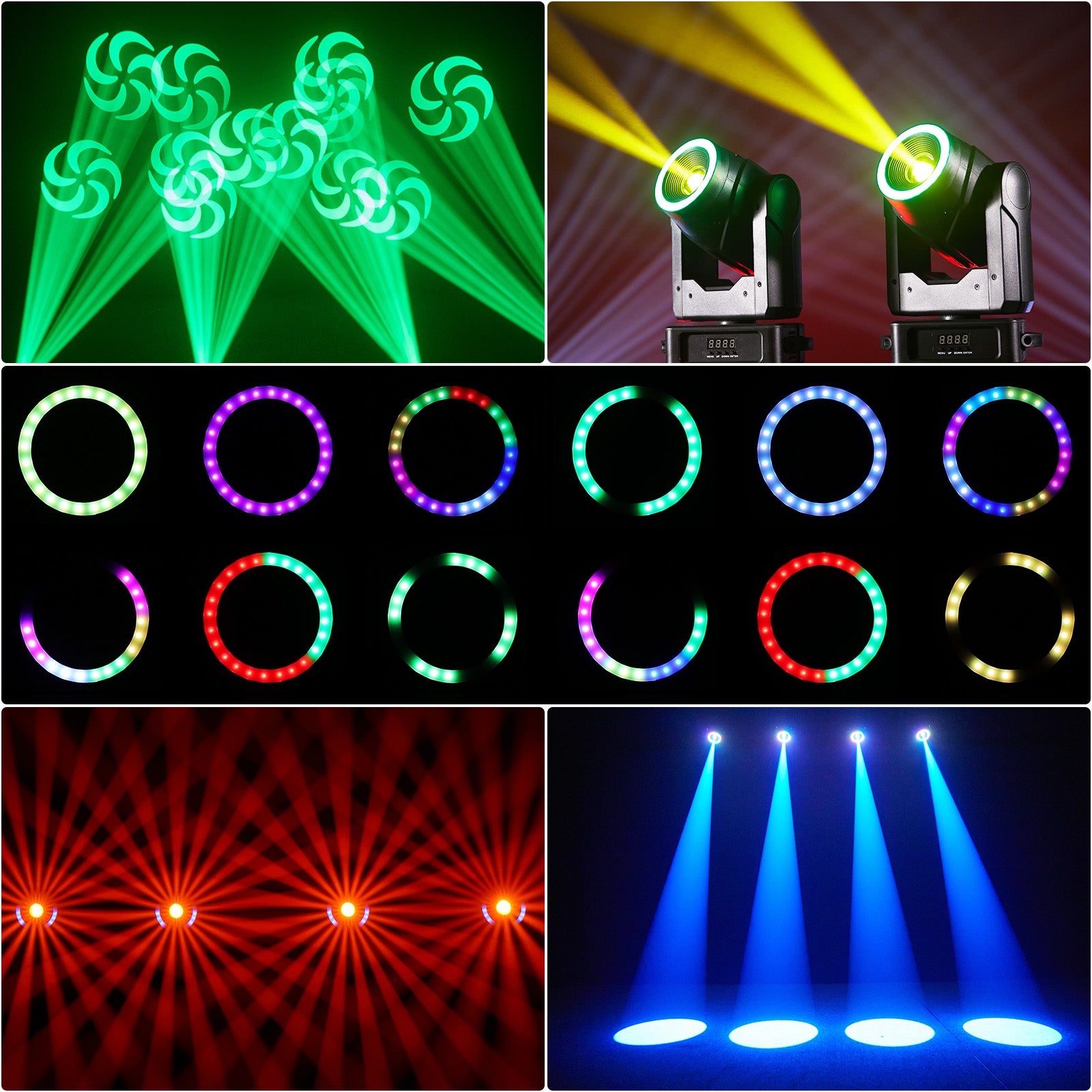 120W LED RGBW 4-in-1 moving head light-E52