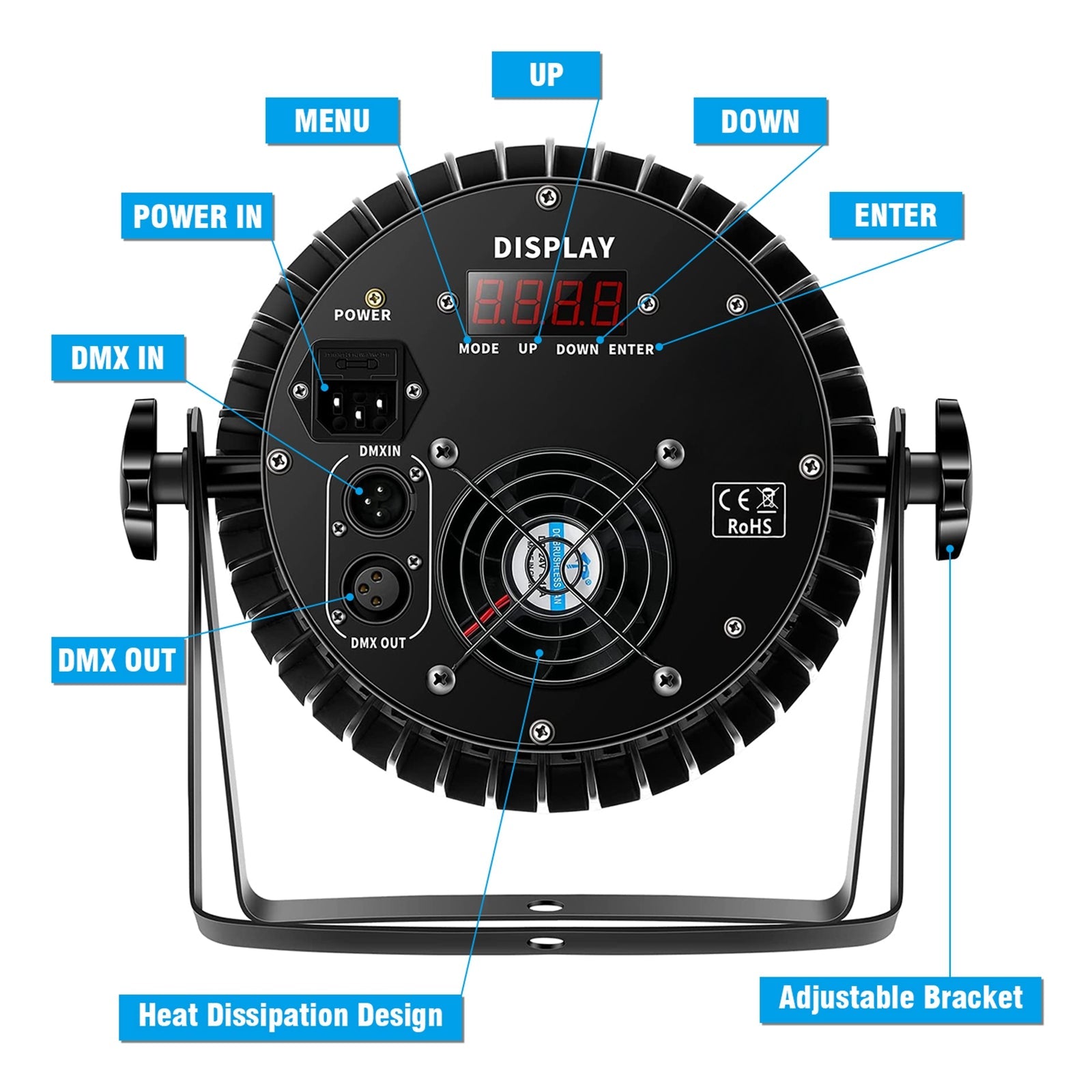 200W RGBW Par Light-P4