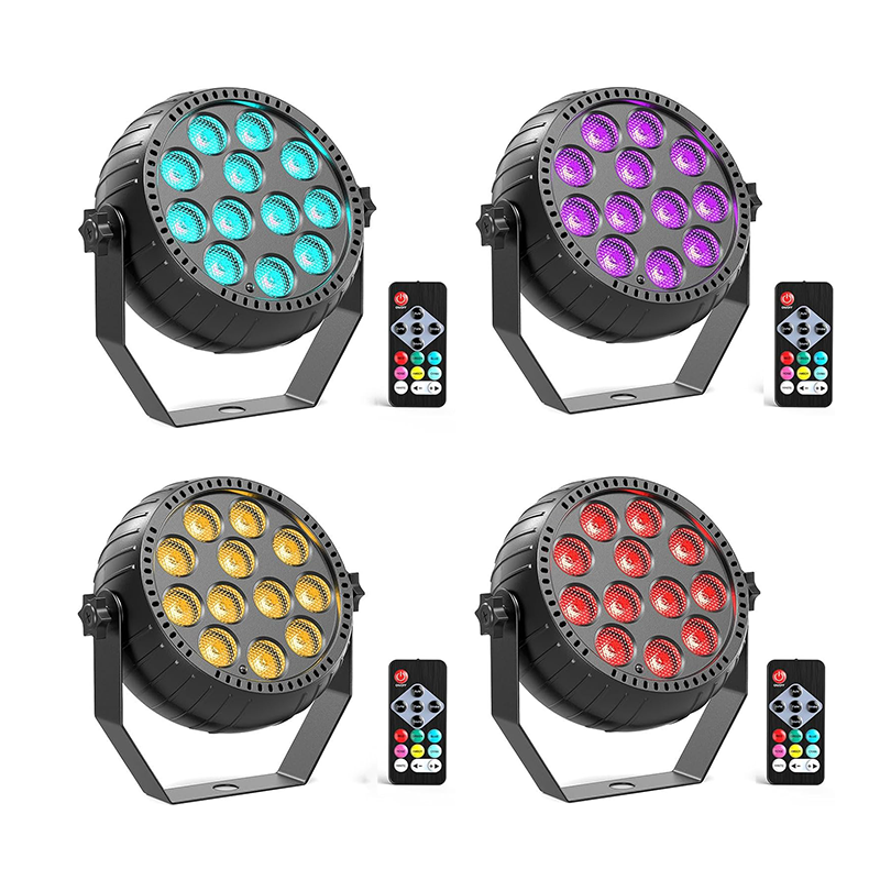 12LED Mini RGB Rechargeable Par Light-P7